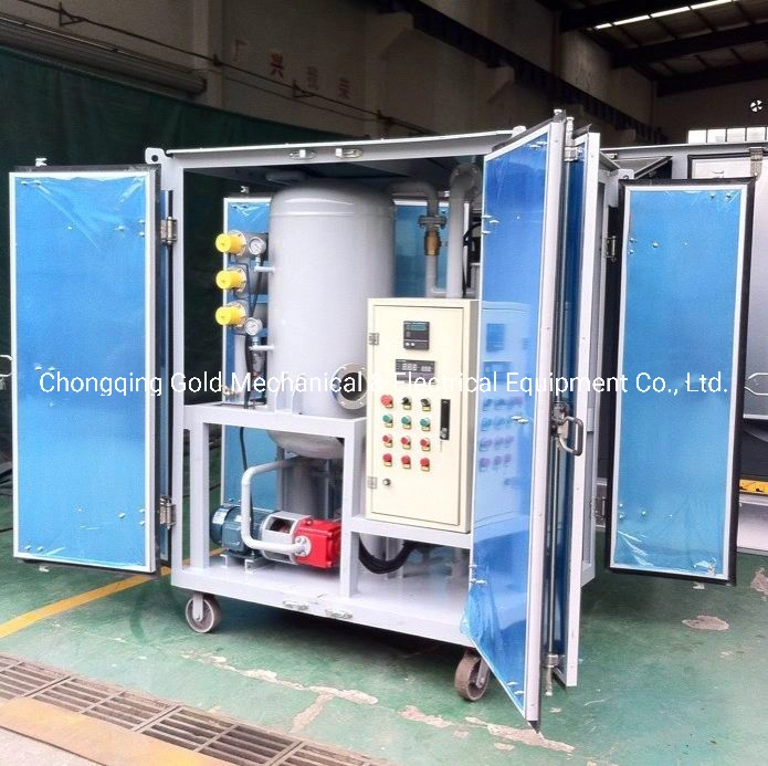 Mobile Double Stage High Voltage Transformer Oil Purifier up to 75kv Breakdown Voltage (ZJA Series)